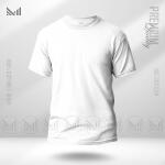 Plain T-shirt unisex round neck short sleeve