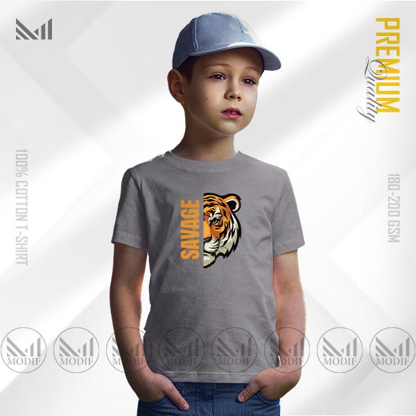 Savage Kids Awesome Graphic Design Premium & 100% Cotton T-Shirt