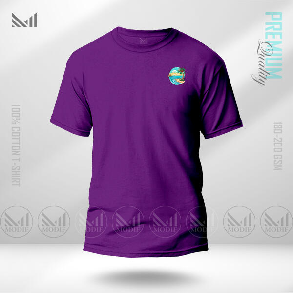 Sea Beach Classic T-Shirt Made With Premium Cotton Unisex Round Neck Short Sleeve