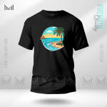 Sea Beach Graphic T-Shirt Made With Premium Cotton Unisex Round Neck Short Sleeve