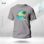 Sea Beach Graphic T-Shirt Made With Premium Cotton Unisex Round Neck Short Sleeve