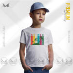 Summer Kids Graphic T-Shirt Made With Premium Cotton Unisex Round Neck Short Sleeve