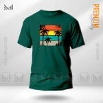 Sun Set Graphic Design T-Shirt Made With Premium Cotton Unisex Round Neck Short Sleeve