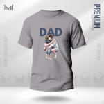 Super DAD Graphic T-Shirt Made With Premium Cotton Unisex Round Neck Short Sleeve