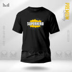 Superhero Graphic T-Shirt Made With Premium Cotton Unisex Round Neck Short Sleeve