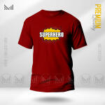 Superhero Graphic T-Shirt Made With Premium Cotton Unisex Round Neck Short Sleeve