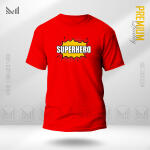 Superhero Graphic T-Shirt Made With Premium Cotton Unisex Round Neck Short Sleeve