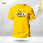 Superhero Graphic T-Shirt Made With Premium Cotton Unisex Round Neck Short Sleeve