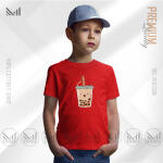 Tea Lover Kids Graphic T-Shirt Made With Premium Cotton Unisex Round Neck Short Sleeve