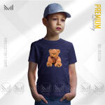 Teddy Bear Kids Graphic T-Shirt Made With Premium Cotton Unisex Round Neck Short Sleeve