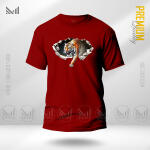 Tiger Graphic T-Shirt Made With Premium Cotton Unisex Round Neck Short Sleeve