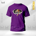 Tiger Graphic T-Shirt Made With Premium Cotton Unisex Round Neck Short Sleeve