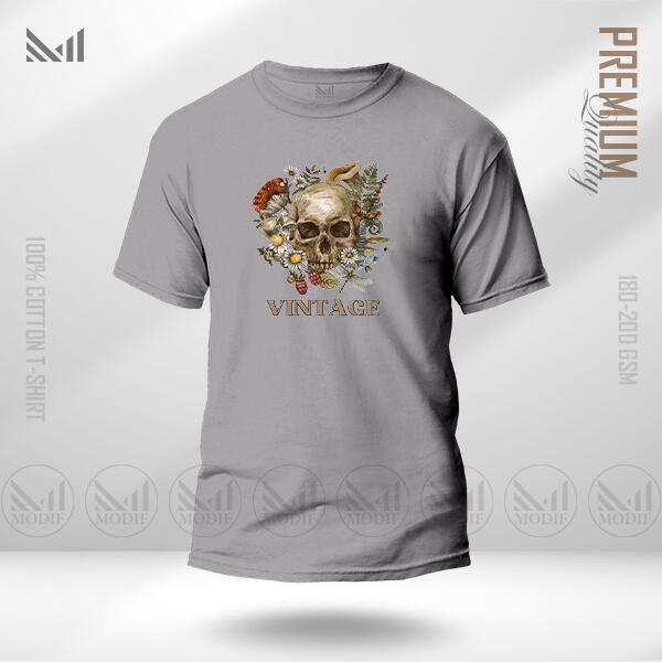 Vintage Graphic T-Shirt Made With Premium Cotton Unisex Round Neck Short Sleeve