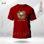 Vintage Graphic T-Shirt Made With Premium Cotton Unisex Round Neck Short Sleeve