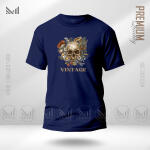 Vintage Graphic T-Shirt Made With Premium Cotton Unisex Round Neck Short Sleeve