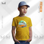 Vintage Bus Kids Graphic  T-Shirt Made With Premium Cotton Unisex Round Neck Short Sleeve