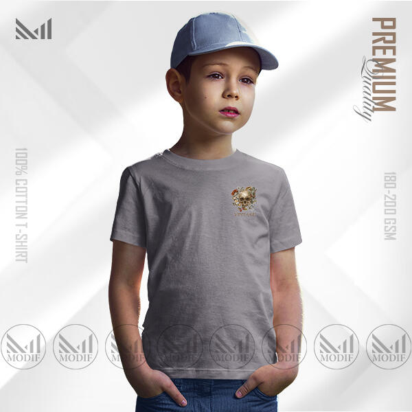 Vintage Kids Classic T-Shirt Made With Premium Cotton Unisex Round Neck Short Sleeve