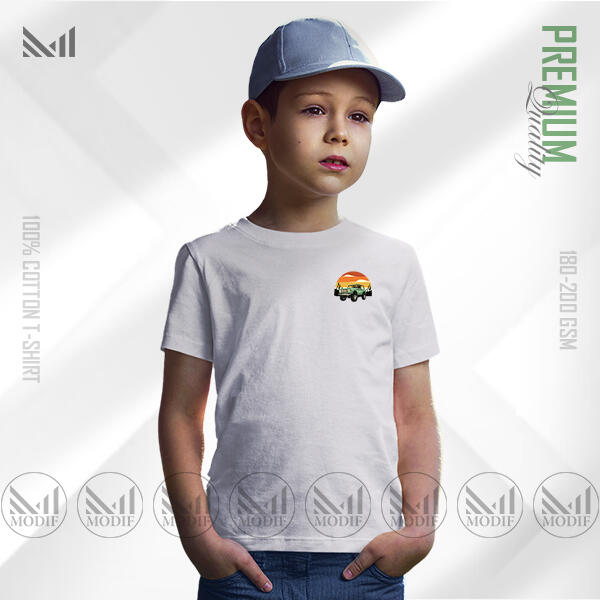 Vintage Zeep Kids Classic T-Shirt Made With Premium Cotton Unisex Round Neck Short Sleeve