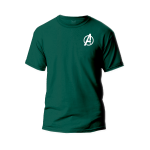 Avengers A logo t shirt premium cotton unisex round neck short sleeve