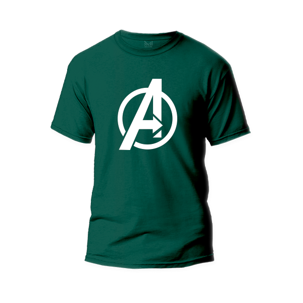 Avengers A graphic t shirt premium cotton unisex round neck short sleeve