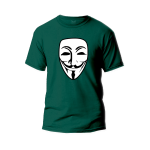 Anonymous graphic t-shirt premium cotton unisex round neck short sleeve t-shirt