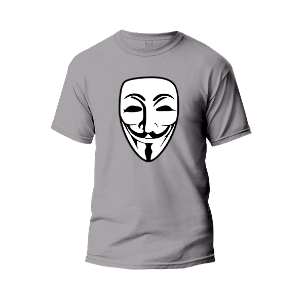 Anonymous graphic t-shirt premium cotton unisex round neck short sleeve t-shirt