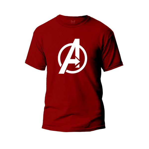 Avengers A graphic t shirt premium cotton unisex round neck short sleeve