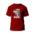 You Become What You Believe Graphic Design T-Shirt Premium Cotton Neck Round Short Sleeve