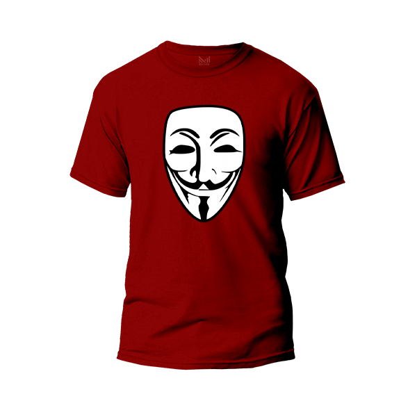 Anonymous graphic t-shirt premium cotton unisex round neck short sleeve t-shirt