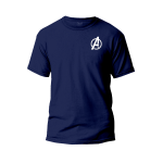 Avengers A logo t shirt premium cotton unisex round neck short sleeve