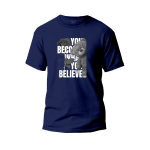 You Become What You Believe Graphic Design T-Shirt Premium Cotton Neck Round Short Sleeve