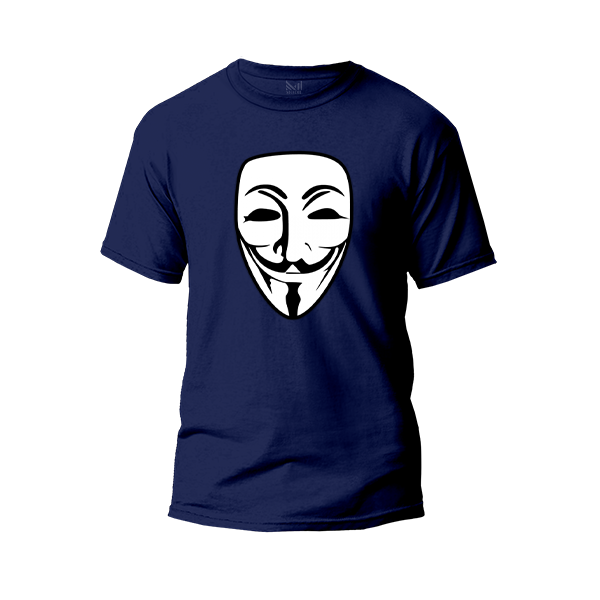 Anonymous graphic t-shirt premium cotton unisex round neck short sleeve t-shirt