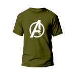 Avengers A graphic t shirt premium cotton unisex round neck short sleeve