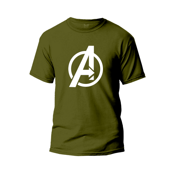 Avengers A graphic t shirt premium cotton unisex round neck short sleeve