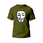 Anonymous graphic t-shirt premium cotton unisex round neck short sleeve t-shirt