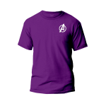 Avengers A logo t shirt premium cotton unisex round neck short sleeve