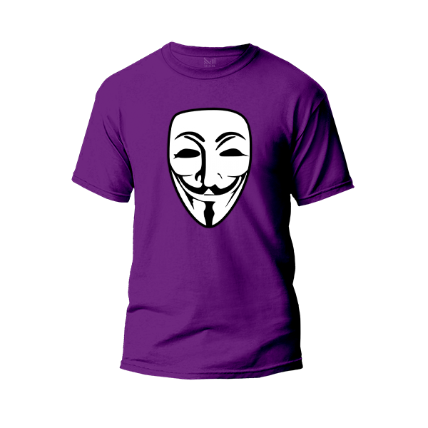 Anonymous graphic t-shirt premium cotton unisex round neck short sleeve t-shirt