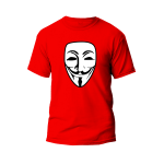 Anonymous graphic t-shirt premium cotton unisex round neck short sleeve t-shirt