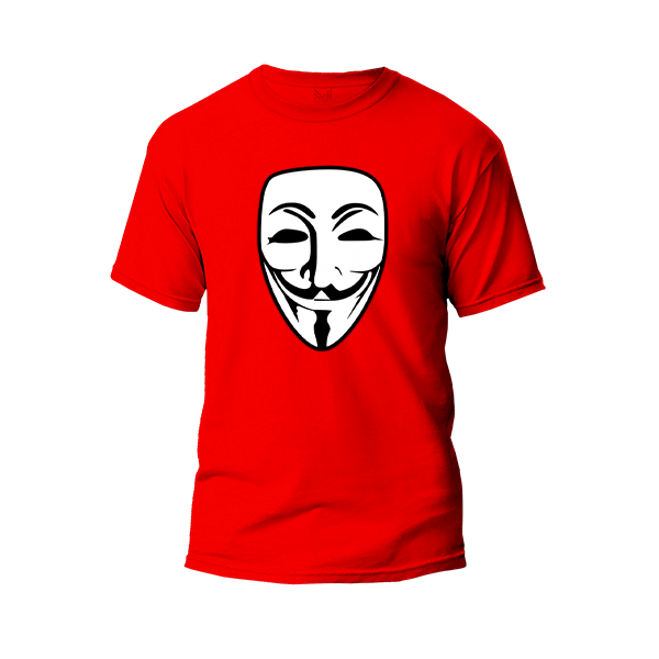 Anonymous graphic t-shirt premium cotton unisex round neck short sleeve t-shirt