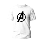 Avengers A graphic t shirt premium cotton unisex round neck short sleeve