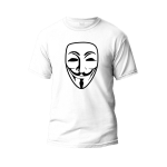 Anonymous graphic t-shirt premium cotton unisex round neck short sleeve t-shirt