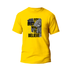 You Become What You Believe Graphic Design T-Shirt Premium Cotton Neck Round Short Sleeve