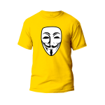 Anonymous graphic t-shirt premium cotton unisex round neck short sleeve t-shirt