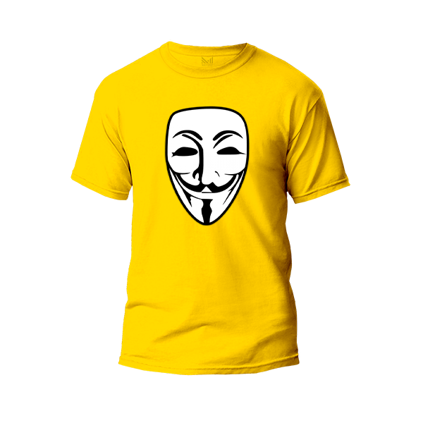 Anonymous graphic t-shirt premium cotton unisex round neck short sleeve t-shirt